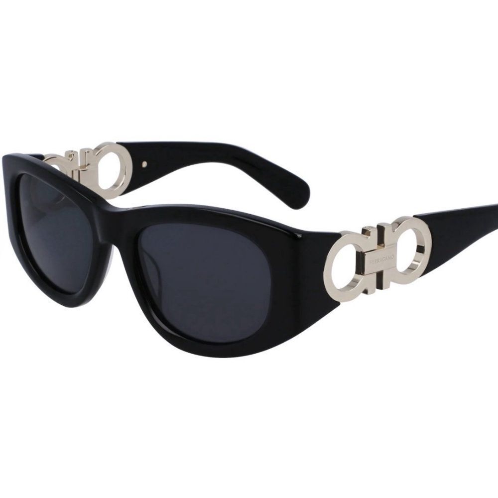 Salvatore Ferragamo Sunglasses black, Size 53-19-120